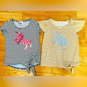 Girl Unicorn T-Shirts Kids size 7